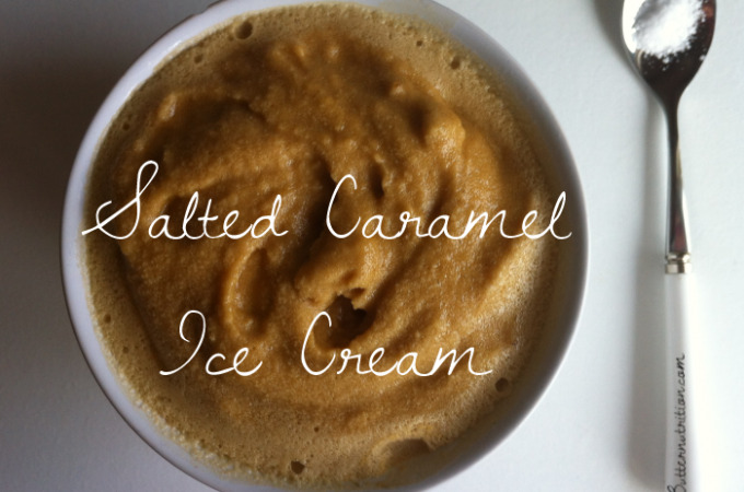 Salted Caramel Ice Cream (Coconut Style) | Butter Nutrition