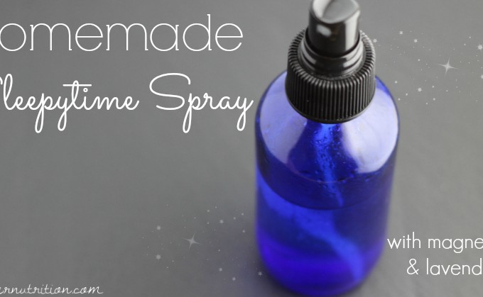 Homemade Sleepytime Spray with Magnesium Oil & Lavender | Butternutrition.com