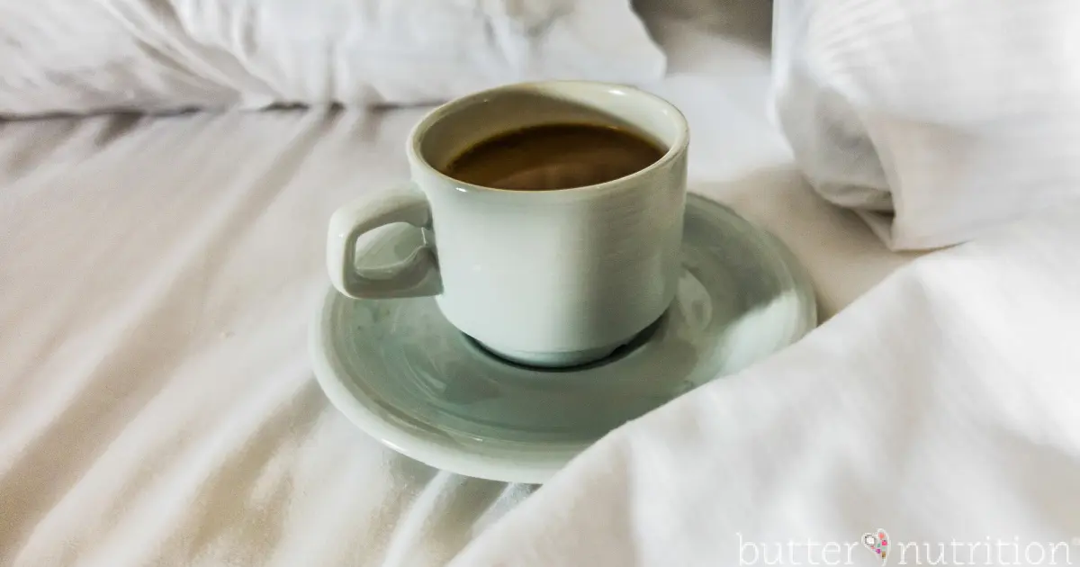 Coffee in bed