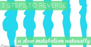 3 Steps to REVERHow To REVERSE a slow metabolism naturally! | Butter Nutrition