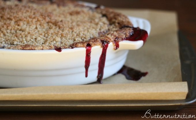 Gluten Free Blackberry Crisp | Butter Nutrition