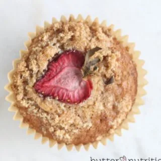 Gluten Free Strawberry-Rhubarb Muffins