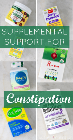 Supplemental Support for Constipation | Butter Nutrition