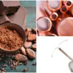 Sources of copper — dark chocolate, copper pipes, and copper IUD