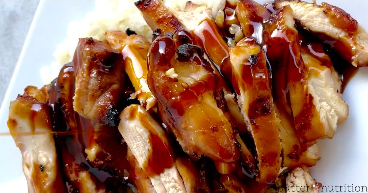 Homemade Chicken Teriyaki (gluten free)