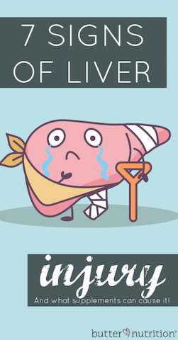 cartoon image of sad, sick, and injured liver.